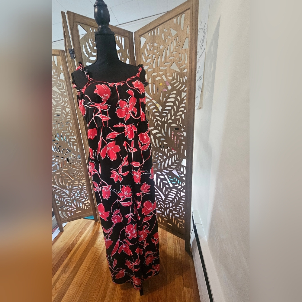 GG Collection Pink Spaghetti Strap Sundress Maxi